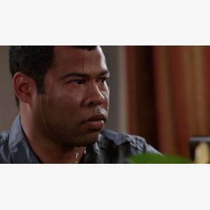 Sweating Jordan Peele   Black Man, Profusely Sweating   Wet Sueur Mouillé Transpiration